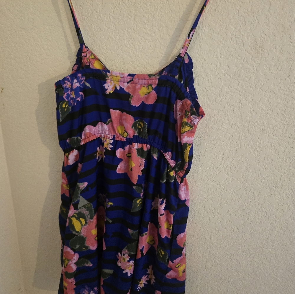 Floral Striped Dress
